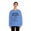 Rottie Security™ "Funny Task List" Light Color Crewneck Sweatshirt