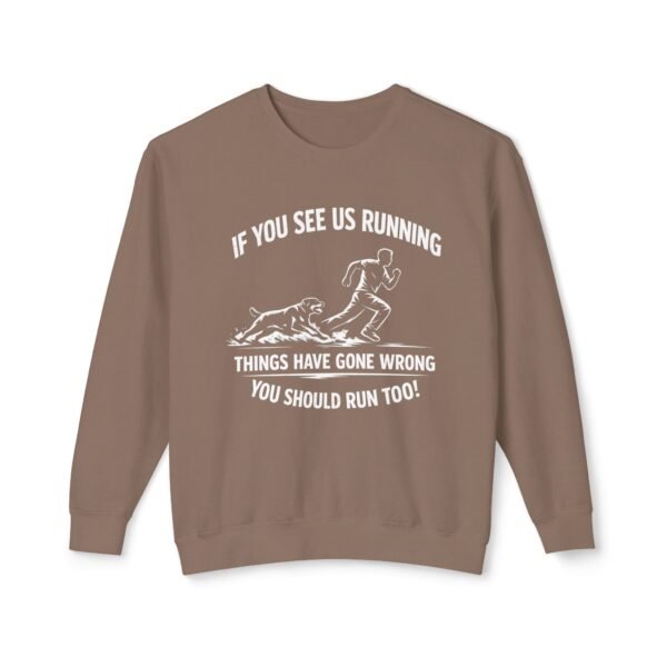 1626536212359814743_2048.jpeg If You See Us Running Crewneck - Funny Running Sweatshirt DKC