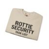 Rottie Security™ "Funny Task List" Light Color Crewneck Sweatshirt