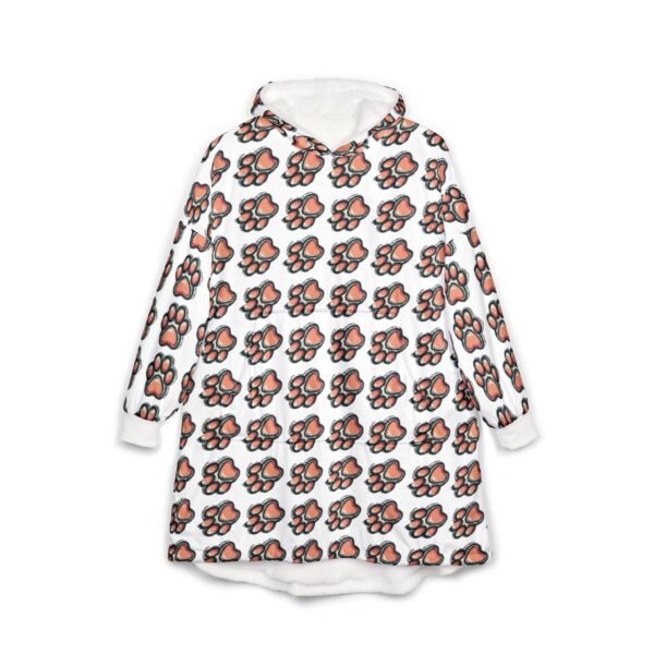 16577719974915765249_2048.jpeg Cute Strong Pawz Hooded Blanket — Paw Print Cozy Throw for Pet Lovers