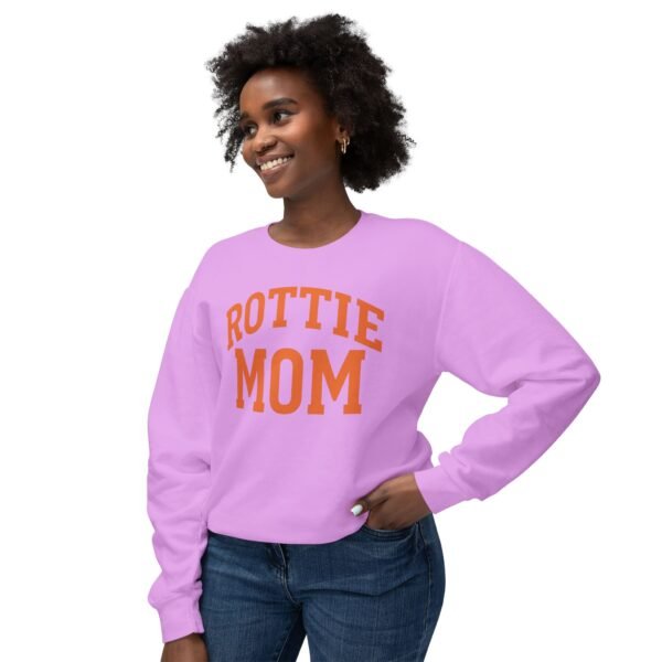 Rottie Mom Crewneck Sweatshirt — Cozy Dog Mom Pullover