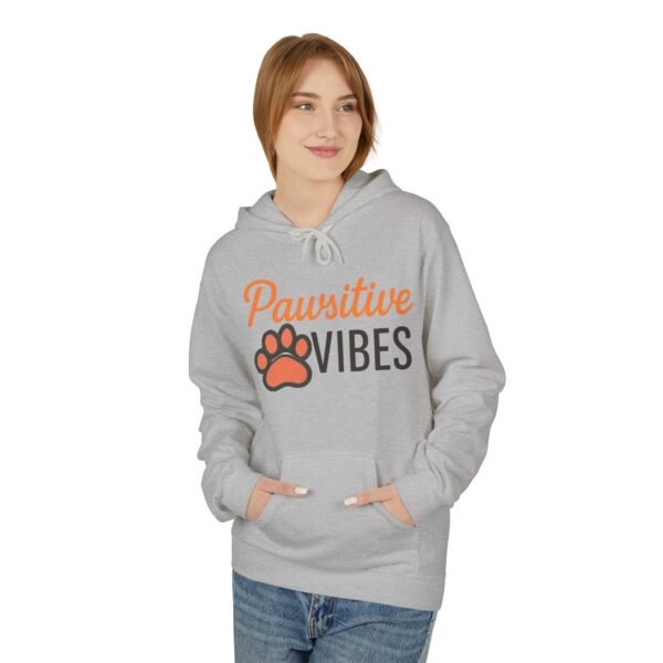 Pawsitive Vibes Hoodie — Cute Paw Print Animal Lover Sweatshirt