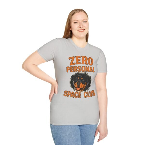 Zero Personal Space Club T-Shirt — Funny Rottweiler Dog Tee