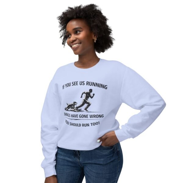 16844332775584362868_2048.jpeg If You See Us Running Crewneck - Funny Running Sweatshirt