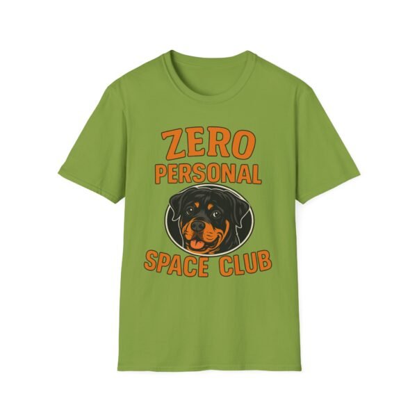 Zero Personal Space Club T-Shirt — Funny Rottweiler Dog Tee