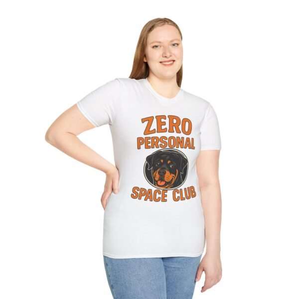 Zero Personal Space Club T-Shirt — Funny Rottweiler Dog Tee