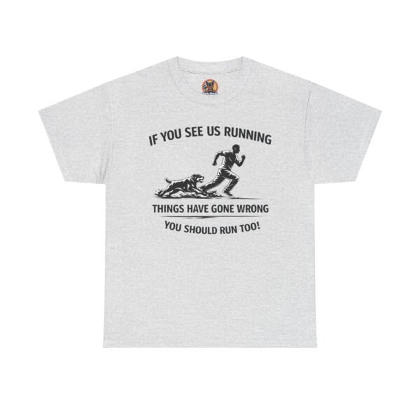 17636151535436627554_2048.jpeg If You See Me Running - Funny Rottweiler Tee Light Colors