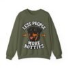 Less People More Rotties Sweatshirt — Rottweiler Dog Lover Crewneck