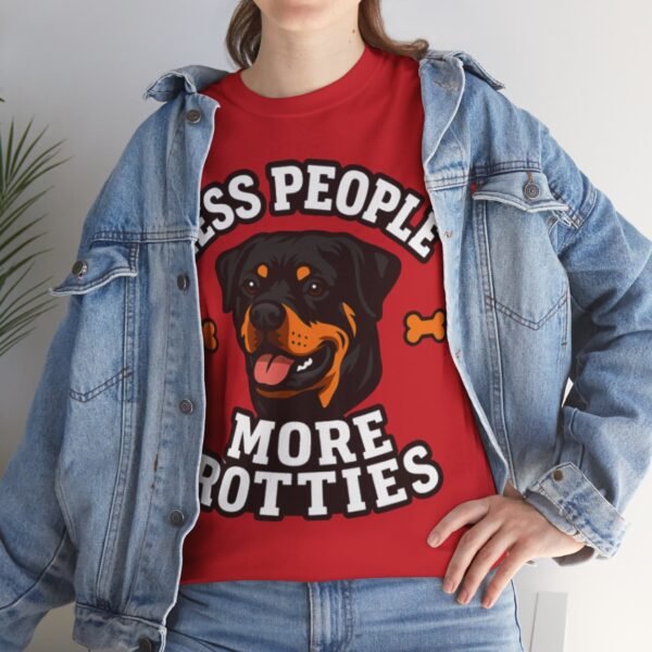 18003340572731765077_2048.jpeg "Less People More Rotties" Rottweiler Dog Lover Tee