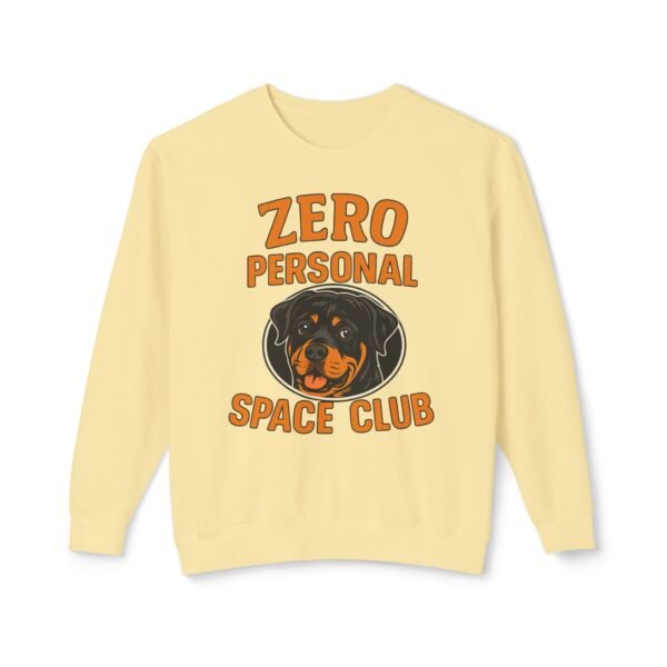 18228314391627873166_2048.jpeg Zero Personal Space Club Sweatshirt — Funny Dog Graphic Crewneck