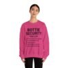Rottie Security™ "Funny Task List" Light Color Crewneck Sweatshirt