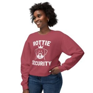 rottie-security-sweatshirt-rottweiler-dog-crewneck-white-print