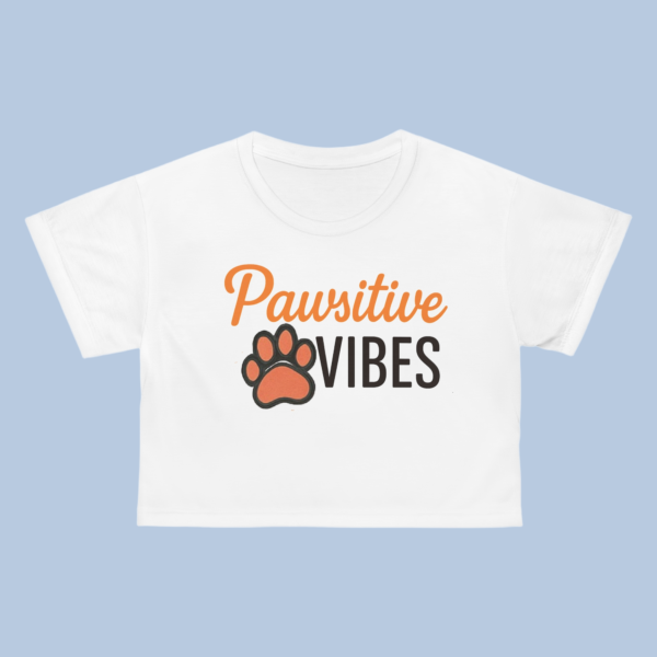 Pawsitive Vibes Crop Tee