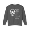 Crewneck Sweatshirt - Funny Dog Bite Quote with Winking Face Graphic