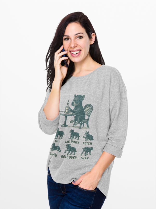 20251127024113-1f0cb3a8-a674-6abc-8f6f-1ef41f5d5b0f.png Rottie Puppy Funny Training Class Long Sleeve T-Shirt