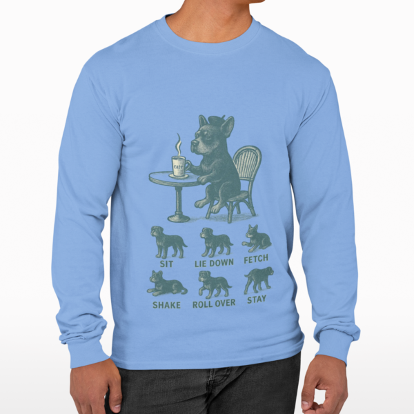 20251127024115-1f0cb3a8-b191-6bd4-bfa7-3e458c3f5486.png Rottie Puppy Funny Training Class Long Sleeve T-Shirt