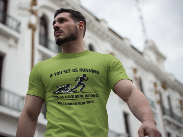 20260116181502-1f0f3074-6bc7-6112-a517-2af121ec1fc3.png If You See Me Running - Funny Rottweiler Tee Light Colors