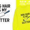 20260118092225-1f0f44f3-3731-6acc-940f-168263c2919c.png Dog Hair Is My Glitter Long Sleeve Tee — Funny Rottie Shirt for Dog Lovers