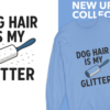 20260118092225-1f0f44f3-3bb5-6ddc-bacd-96da4043b40f.png Dog Hair Is My Glitter Long Sleeve Tee — Funny Rottie Shirt for Dog Lovers