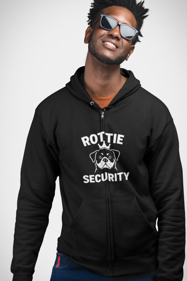 20260203231156-1f10155b-bfe4-619c-a618-86b929443477.png Rottie Security™ Rottweiler Zip Hoodie DKC— Dog Guard Full-Zip Sweatshirt