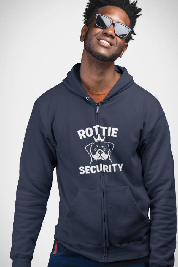 20260203231157-1f10155b-ce7b-6a70-86f1-ae044437dcb9.png Rottie Security™ Rottweiler Zip Hoodie DKC— Dog Guard Full-Zip Sweatshirt