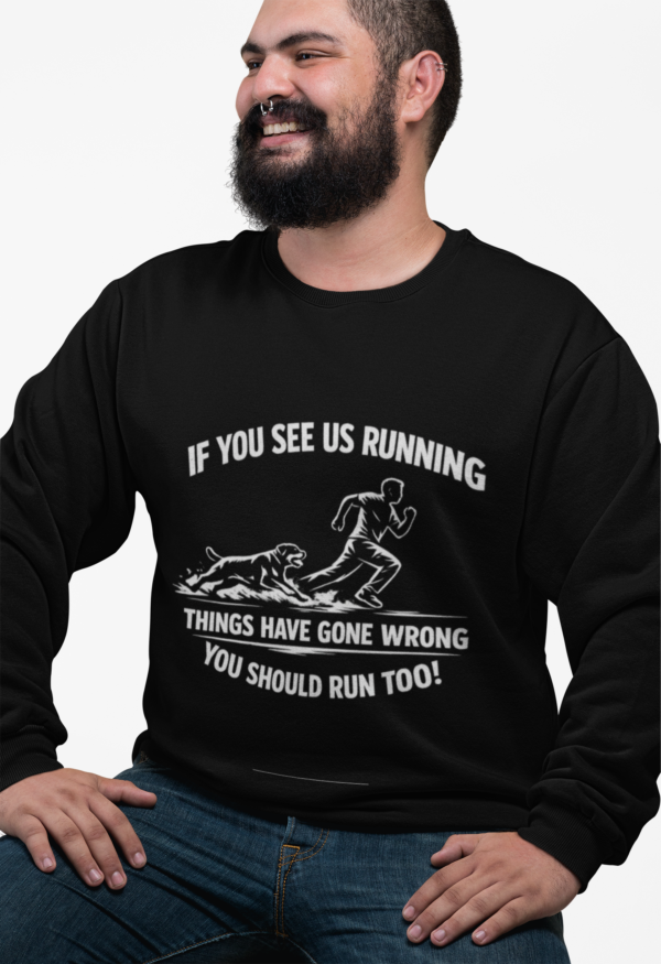 20260214212417-1f109eb8-4aac-66d6-9e1f-068f496c998a.png If You See Us Running Crewneck - Funny Running Sweatshirt DKC