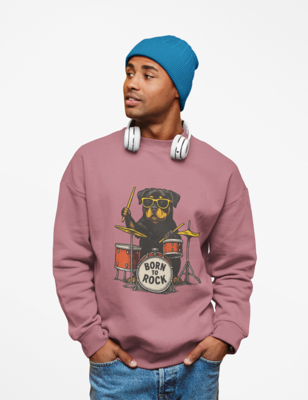 20260214213448-1f109ecf-cb73-610e-a1df-c2cde63b79c8.png Rottie Born to Rock Sweatshirt