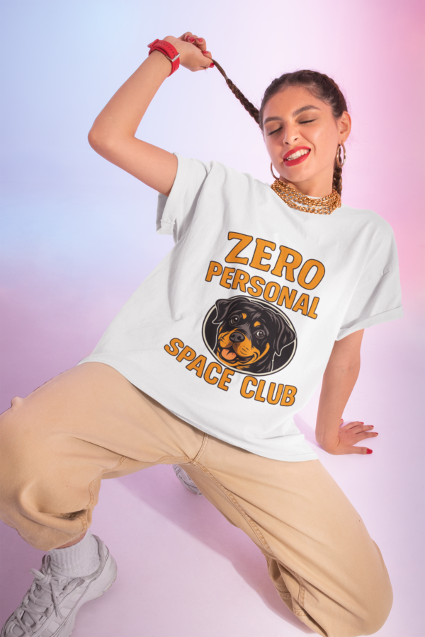Zero Personal Space Club T-Shirt — Funny Rottweiler Dog Tee