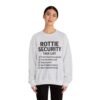 Rottie Security™ "Funny Task List" Light Color Crewneck Sweatshirt