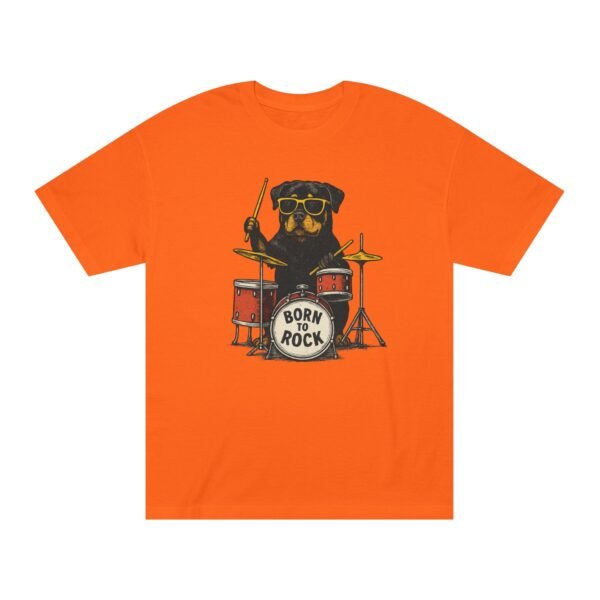 217139175112651632_2048.jpeg Rottie Born to Rock Unisex Classic Tee