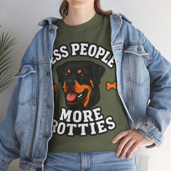 2441535674045854231_2048.jpeg "Less People More Rotties" Rottweiler Dog Lover Tee