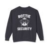 2528180088688595353_2048.jpeg Rottie Security Sweatshirt — Rottweiler Dog Crewneck White Print