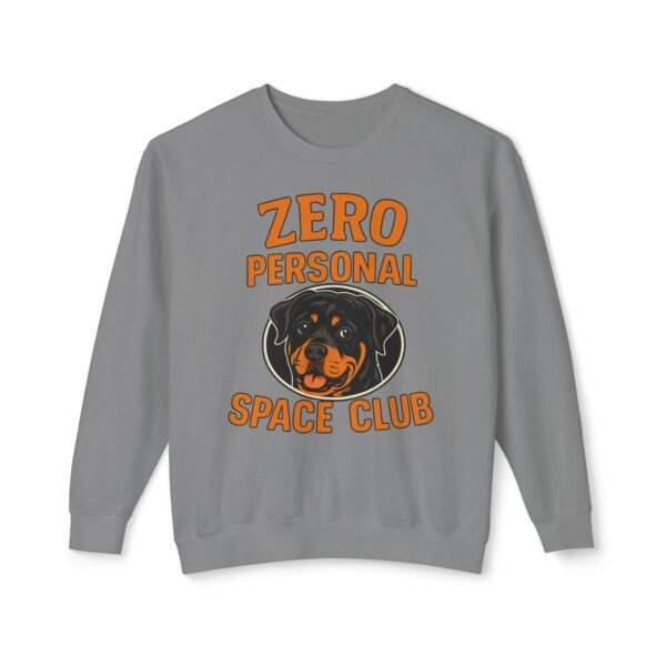 2669152485141932495_2048.jpeg Zero Personal Space Club Sweatshirt — Funny Dog Graphic Crewneck
