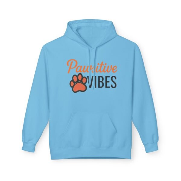 Pawsitive Vibes Hoodie — Cute Paw Print Animal Lover Sweatshirt