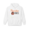 Pawsitive Vibes Hoodie — Cute Paw Print Animal Lover Sweatshirt