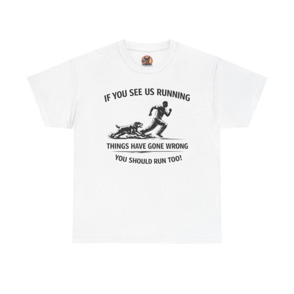 3344626197913333967_2048.jpeg If You See Me Running - Funny Rottweiler Tee Light Colors