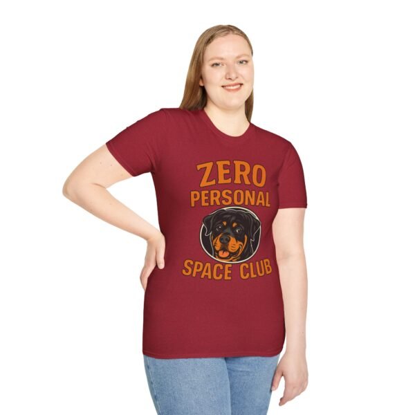 Zero Personal Space Club T-Shirt — Funny Rottweiler Dog Tee
