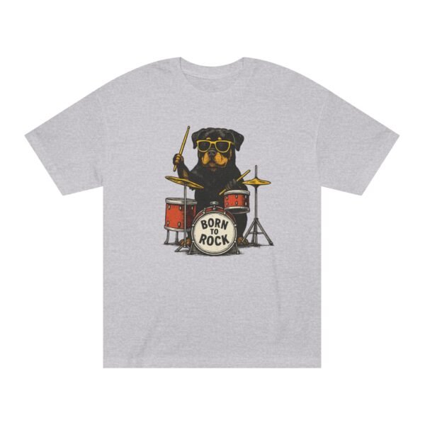 3599116354159699218_2048.jpeg Rottie Born to Rock Unisex Classic Tee