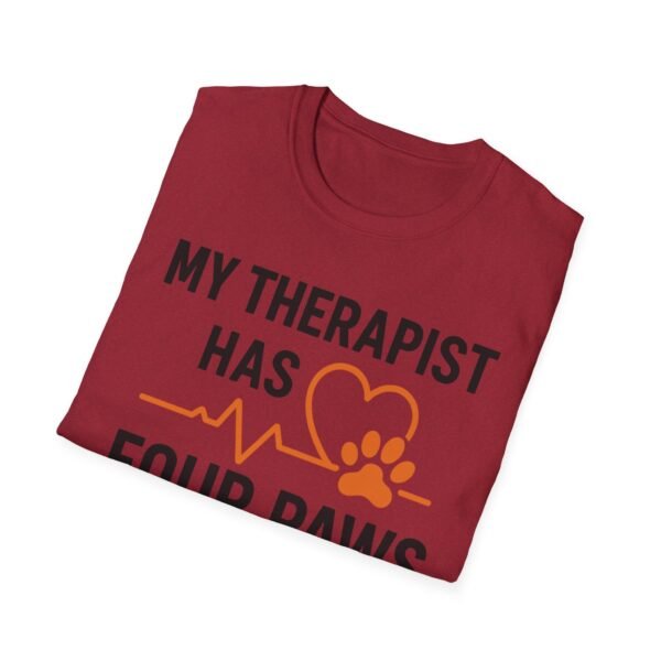 3635545292897566208_2048.jpeg My Therapist Has Four Paws T-Shirt — Funny Dog/Cat Lover Tee