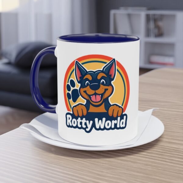 373823884113338234_2048.jpeg Rotty World™ Two-Tone Coffee Mug, 11oz
