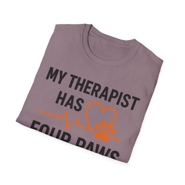 3757324547305507418_2048.jpeg My Therapist Has Four Paws T-Shirt — Funny Dog/Cat Lover Tee
