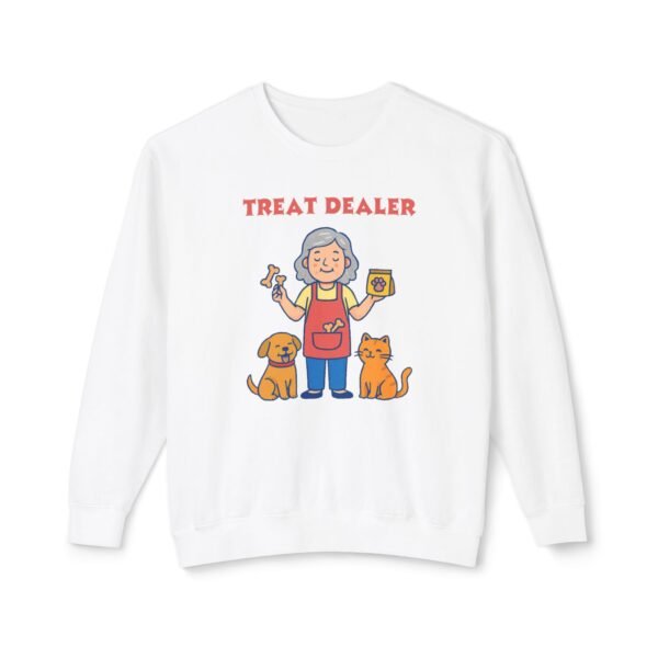 Treat Dealer Sweatshirt — Cute Pet Crewneck for Dog & Cat Lovers