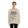 Rottie Security™ "Funny Task List" Light Color Crewneck Sweatshirt