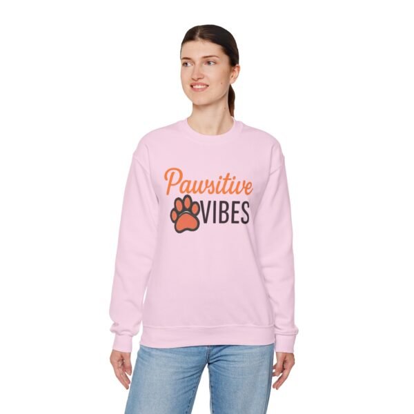 Pawsitive Vibes Heavy Blend™ Crewneck Sweatshirt