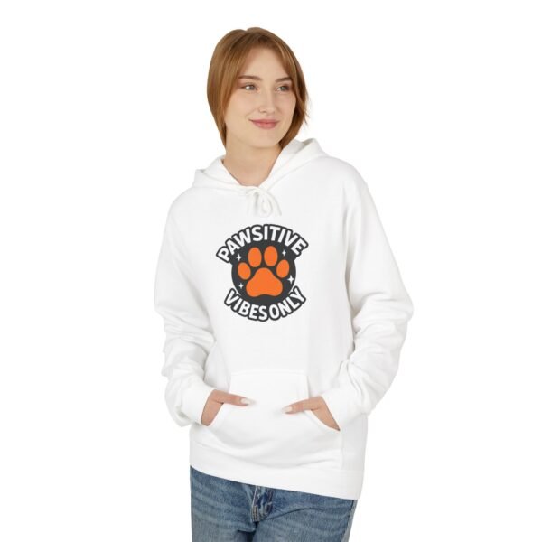 5046164950307755561_2048.jpeg Pawsitive Vibes Only Hoodie — Cute Circle Paw Print Animal Lover Sweatshirt