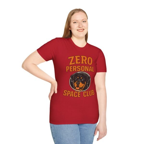 Zero Personal Space Club T-Shirt — Funny Rottweiler Dog Tee