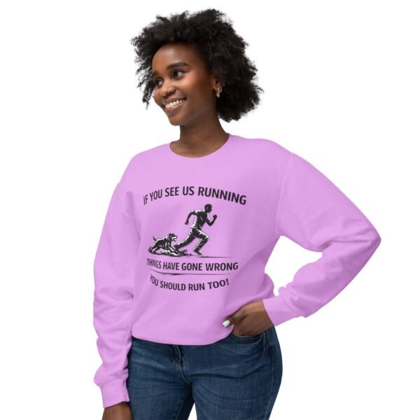 5687539590269229427_2048.jpeg If You See Us Running Crewneck - Funny Running Sweatshirt