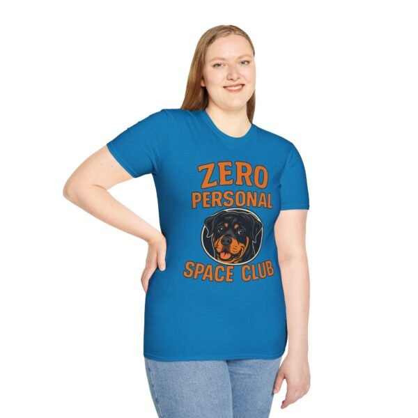 Zero Personal Space Club T-Shirt — Funny Rottweiler Dog Tee