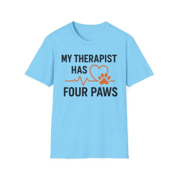 5897388054327192997_2048.jpeg My Therapist Has Four Paws T-Shirt — Funny Dog/Cat Lover Tee