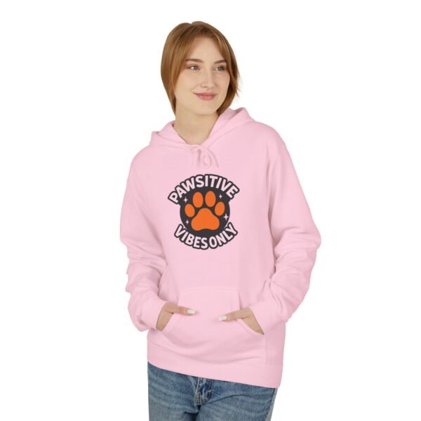 5929372107223521410_2048.jpeg Pawsitive Vibes Only Hoodie — Cute Circle Paw Print Animal Lover Sweatshirt